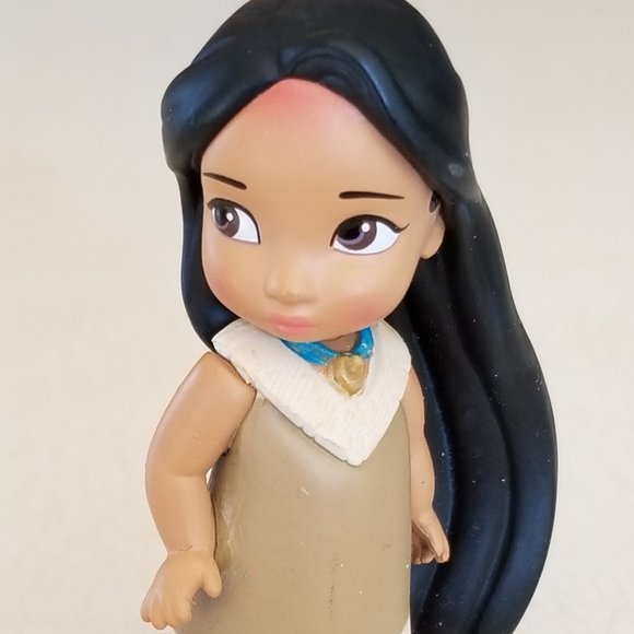 Disney Pocahontas Cake Topper Play Figure 3.25" New Pocahontas As A Toddler - Picture 1 of 1